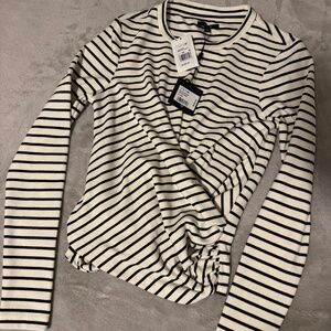 Joe’s Brand Stretchy Twist Wrap Top XS